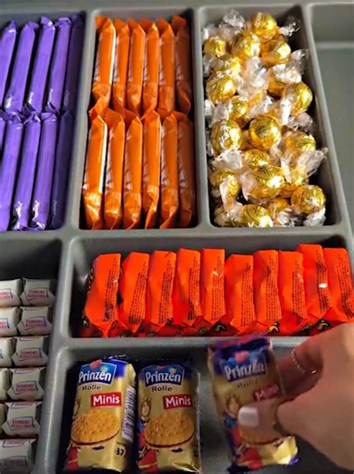 ASMR Snack Drawer Restock 🍬🍫🧃