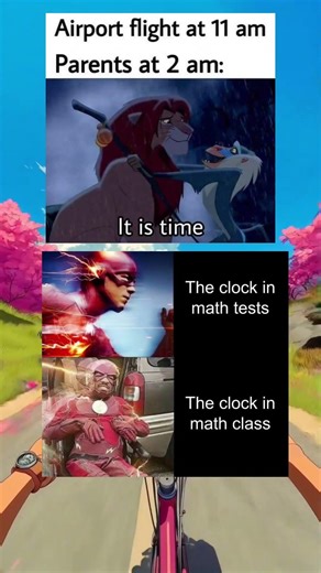The clock in math tests💀