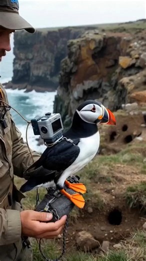 POV: The Cutest Bird Turns Into a Hunter 🐧 #naturedocumentary #wildlifediscovery #birds