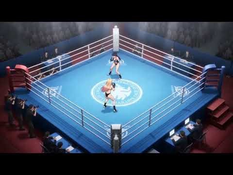 Good Anime Boxing! Blonde Haired Girl is Going To Work!