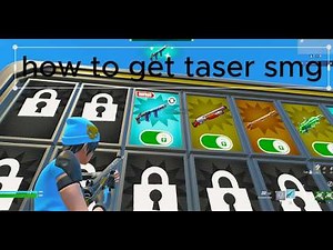 how to get the taser smg in fortnite 1v1 with every gun