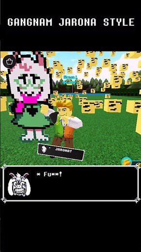 GANGNAM JARONA STYLE #flowery #deltarune #roblox #buildaboat