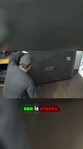 The most beautiful way a 70-inch TV can look utterly destroyed. Wait for the light-up!