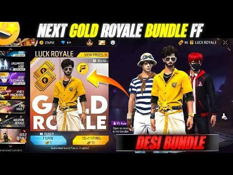 Conformed Next Gold Royale Bundle FF | FF New Reddem Code |Free Fire Next Gold Royale | Today Event