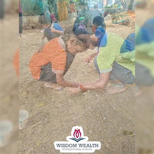 “Creativity grows when children are trusted to try.” 🌱✨ As part of our Creative Challenge 🎨, children were invited to create kolam designs using given dots/pointers. Dots became designs ✨ Little hands ✋ explored patterns 🔵, focus 👀, and creativity 🎨 — their own way 💛 #CreativeChallenge 🧠 #KolamPatterns 🌸 #ProcessOverProduct ✨ #ChildLedLearning 🌱 #ArtisticExpression 🎨 #EarlyYearsLearning 👶📚 #LearningThroughExploration 🔍 #WWIS 🏫 #JoyfulLearning 😊 | Wisdom Wealth International School