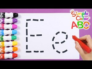 Learning by expressing the letter E with an egg | Basic alphabet learning video for children