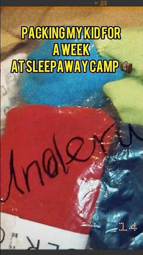 What I Pack for a Week at Overnight Camp 🧳 | Mom of 4