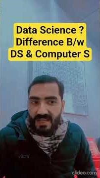 Data Science | Difference | Between | Computer Science. #datascience #computerscience