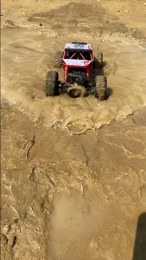 HB P1801 118 RC Rock Crawler In Water