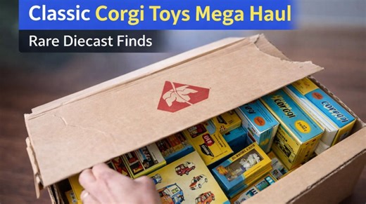 Classic Corgi toys mega haul | Rare diecast finds