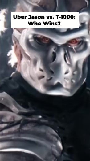 Uber Jason is built different. 💪 Forget T-1000, this guy is unstoppable. Pure cinematic power! #JasonVoorhees #HorrorMovies #Unstoppable #MovieBuff #UberJason