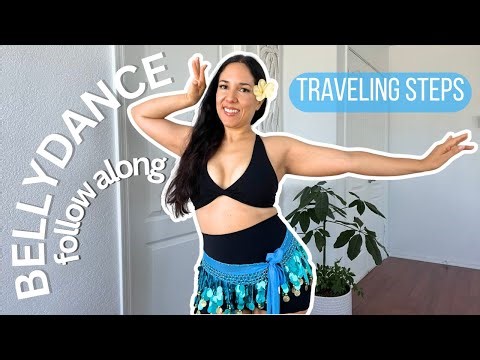 Bellydance Follow Along 🌙 Traveling Steps (Slow Pace)