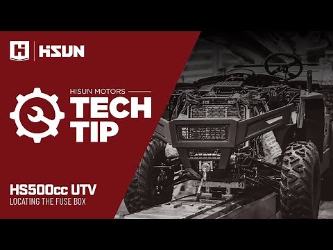 Locating the Fuse Box - HS500cc UTV