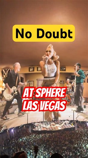 No Doubt at Sphere Las Vegas 🎤✨ Concert 🍊 #lasvegas #nodoubt #music