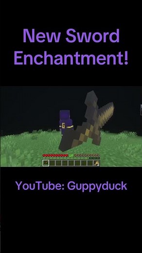 One Hit Warden Sword in Vanilla Minecraft! #minecraftshorts #mcpe #gaming #aura