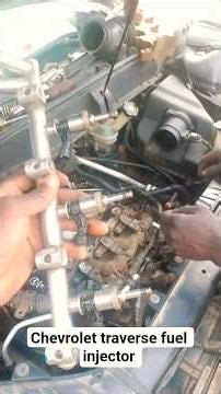 Chevrolet traverse fuel injector removal p2155, p216D, #shorts #mechanic