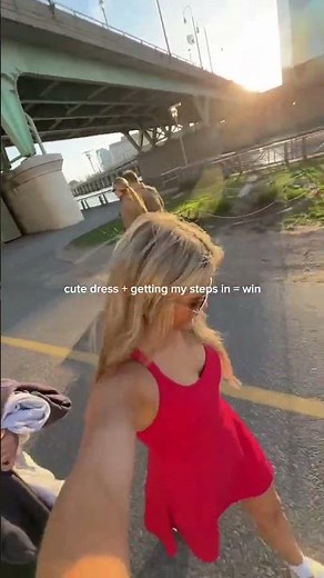 Sunshine, movement, and a dress that does both.