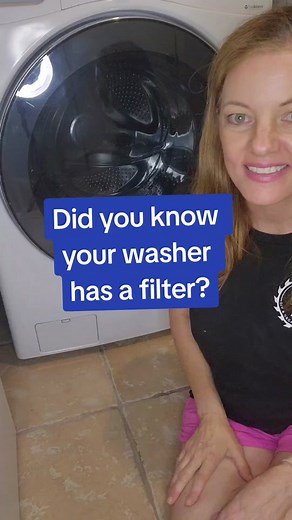 Follow these simple steps to clean your front load washer filter monthly, and especially if you notice stinky, smelly laundry, easy washing machine cleaning hack #thedailydiy #cleaninghacks #washercleaning #cleaningchecklist #homemaintenance #homemaintenancechecklist Step 1: Find where your filter is located. Step 2: Remove drain hose and drain all of the water out. Step 3: Unscrew the filter and wash with mild Detergent and water. Step 4: Clean the inside of the filter housing. Step 5: Put ever