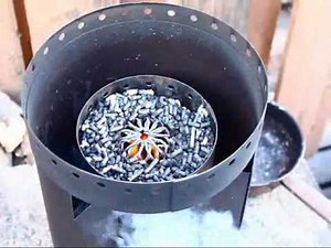 Multi Burn Biomass Cooking Stove Wood Pellet Rocket Stove Wok Station TLUD Gasifier