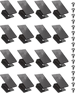 NACETURE Hurricane Window Board-Up Clips Universal and Reusable Hurricane Storm Plywood Clips for Windows with Screws 1/2" inch 16 Pack