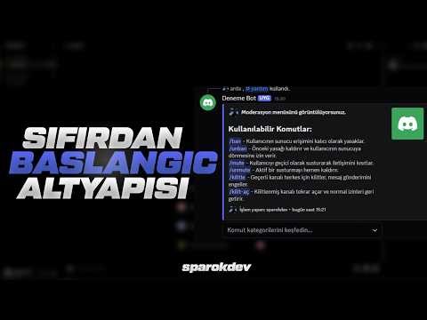 2026 GÜNCEL DİSCORD BOT ALTYAPISI! | NASIL BOT YAPILIR?