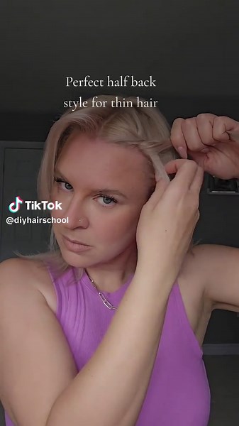 Easy Beginner Hairstyles for Thin or Fine Hair