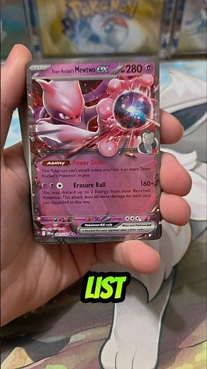 TEAM ROCKETS MEWTWO ex DECK LIST