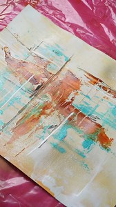 Hice esta pequeña obra de arte en un lapso de 5 minutos ✨ Me encanta hacer arte, especialmente el abstracto, usar varias técnicas y herramientas me fascina! 🖌🎨 Aprende conmigo a hacer tu propio arte abstracto 😉 ¡Contáctame! 📲 81 1485 958 #CursoDePintura #ArteAbstracto #GabrielaVillarreal | Gabriela Villarreal Art