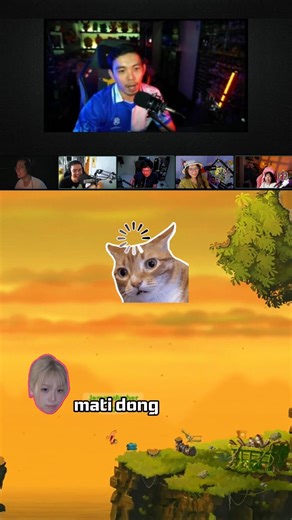 MOMEN LOMPAT INDAH PALING NGAKAK DI WORMS W.M.D WKWK #cucurutut #jeremyarcher #shorts