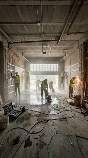 From Raw Concrete to Luxury Garage | Cinematic Construction Timelapse Transformation