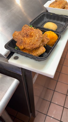 Fried pork chops for the weekend let’s eat good. It’s cool outside.! | Dickey's Barbecue Pit