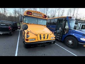 2004 Blue Bird Vision Cat C7 Rough Cold Startup