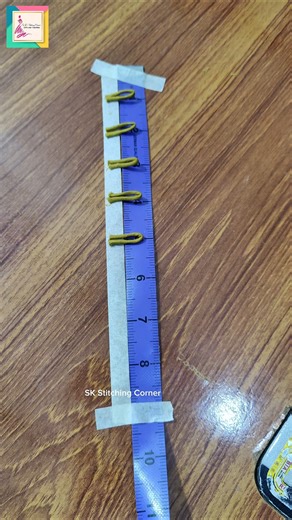 Get equal, neat loops every time with this easy sewing trick!🧷🧵#sewingtips #diysewing #loopmaking