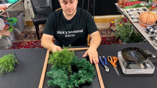 Fall Chalkboard Wreath