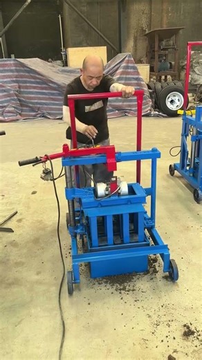 6-Inch 3-Hole Hollow Block Production | 2-45 Block Making Machine with H6 Mold