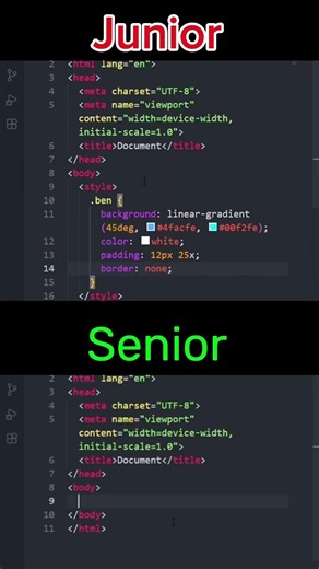 Junior vs Senior Developer 😳🔥 Real Coding Difference, Nexacode |#coding#programming#developer