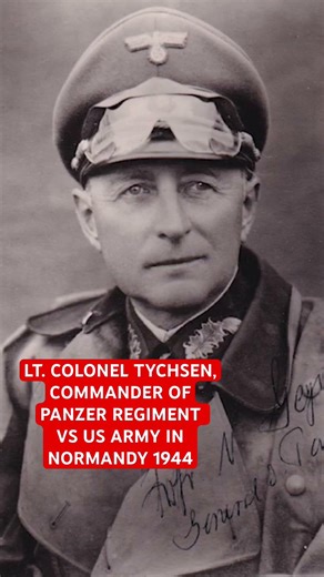 Panzer Commander in Normandy 1944 of Wehrmacht in WW2 #tank #ww2 #shorts