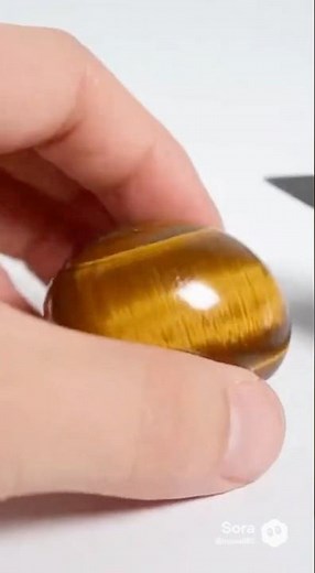 Cutting Tiger's Eye Stone #ASMR #Satisfying #Stones