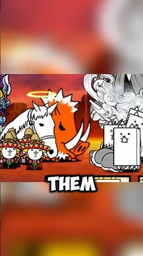 Angel hprse protects boogie cat?!😂😳 (Playing The Battle Cats) #thebattlecats #battlecats