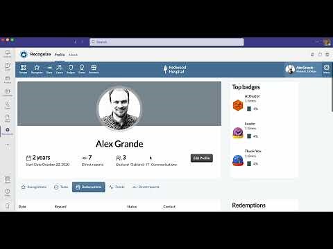 Recognize in Microsoft Teams