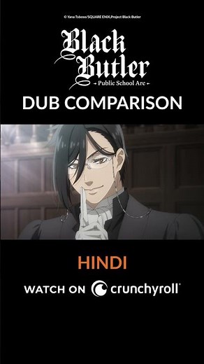 Black Butler -Public School Arc- in multiple languages 😌✨ #blackbutleranime #shorts