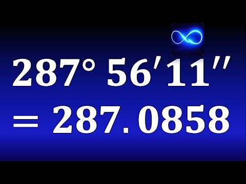 04. Cómo convertir grados, minutos y segundos a grados MUY FACIL