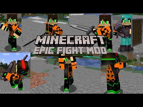 This Mod turns Minecraft into the ultimate combat game! (Minecraf Epic Fight Mod)