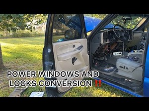 OEM POWER WINDOW CONVERSION ON MY 2003 CHEVY SILVERADO !!!