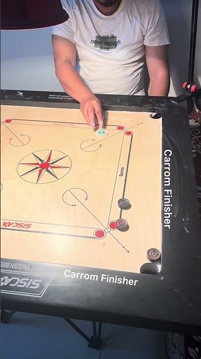 HOW TO PLAY DOUBLE TOUCH SHOT || CARROM TUTORIAL || #carromfinisher #carrom
