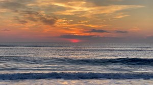 Good Morning from OBX Sunrise 5:49 am Nags Head NC 6/30/25 | OBX Sunrise