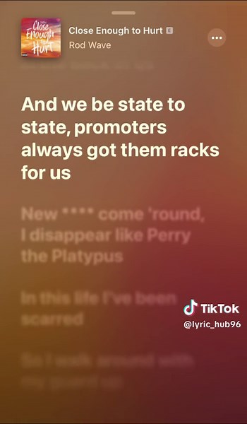 Close Enough to Hurt - Rod Wave Lyrics