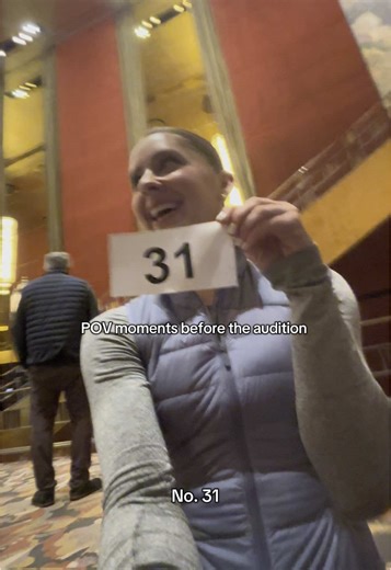 Nervous Moments Before the Dance Audition