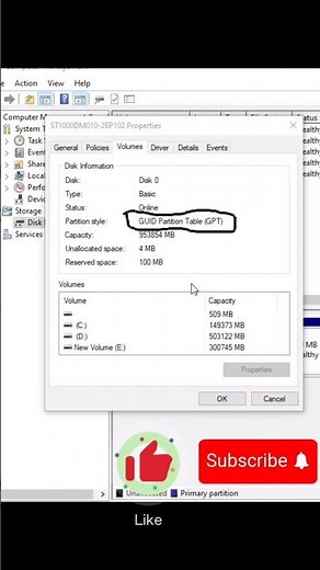 How to Check if a Drive is MBR or GPT | window using disk partition Table mbr or gpt #aftertodaytech