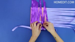 Upgrade a basic notebook to cute ribbon-covered journal